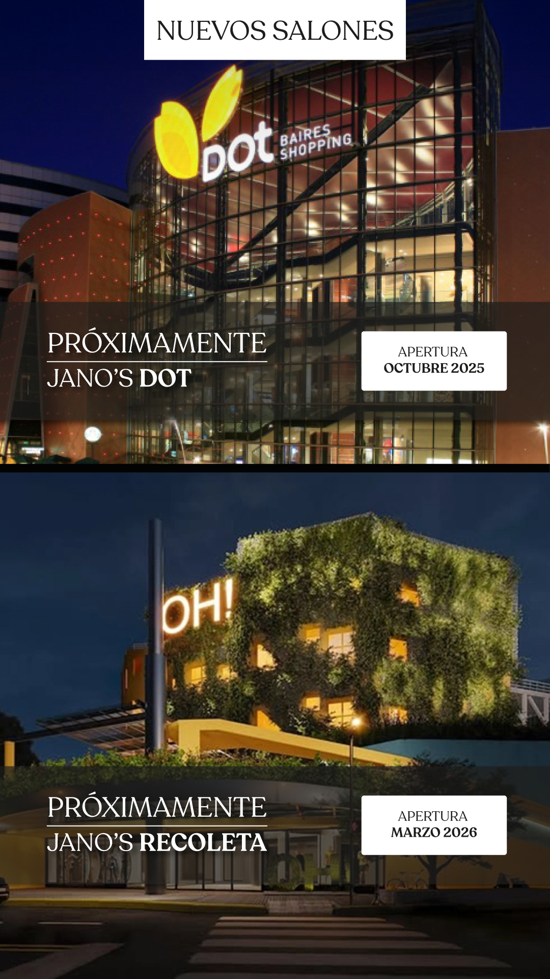 Nuevos Salones - Janos